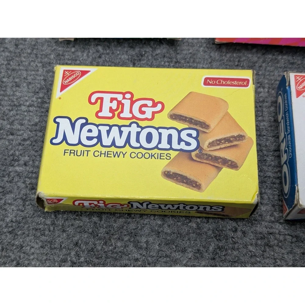 Lot Of 5 Vintage Nabisco Cookie‎ Boxes EMPTY For Play Kitchen OREO TEDDY GRAHAMS